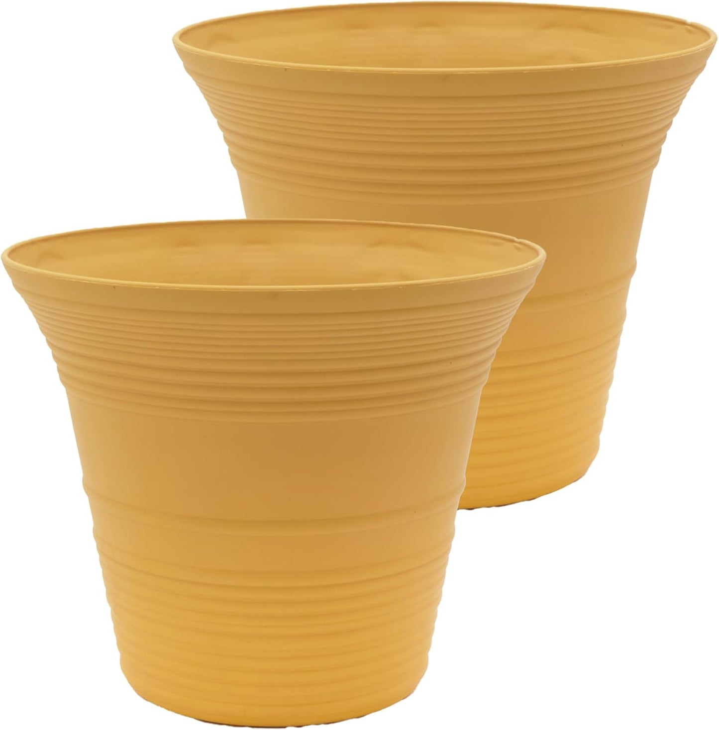 Self-Watering Planter for Indoor and Outdoor Plants - 16 in Honey