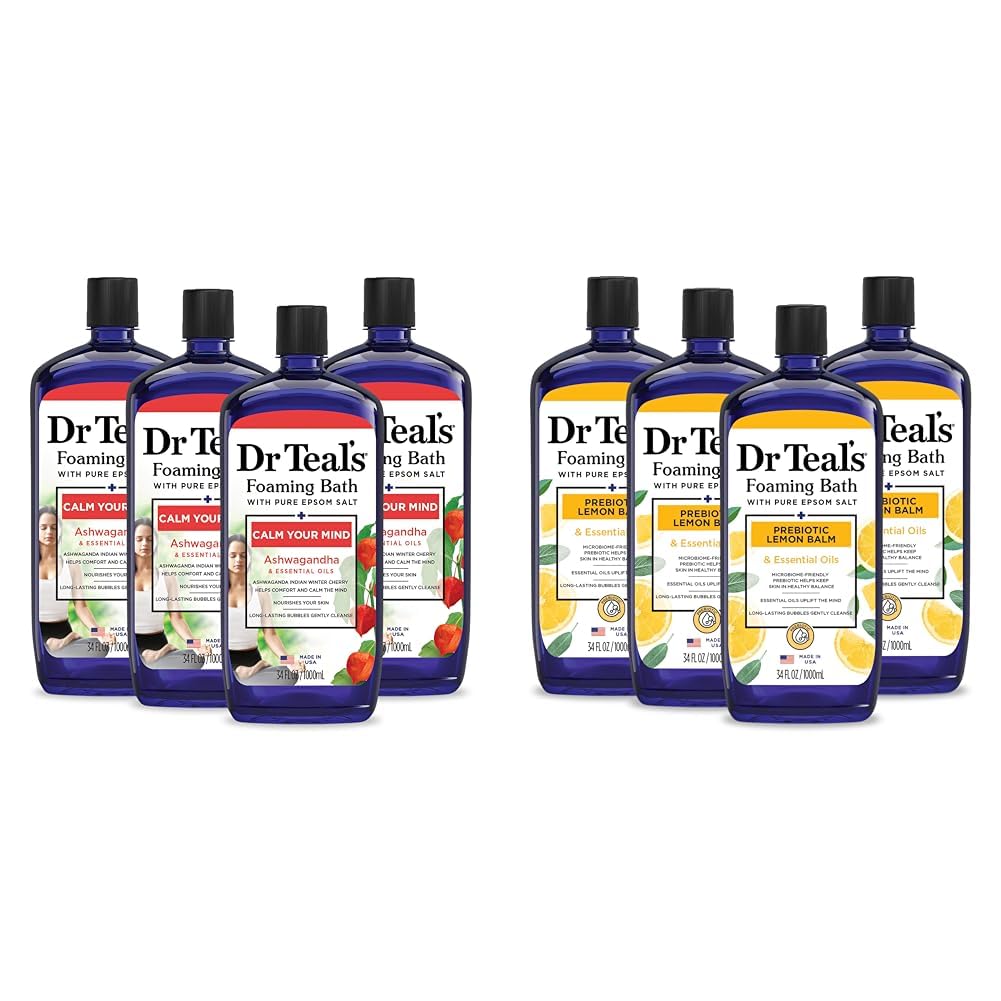 Dr Teal's Foaming Bath Bundle with Pure Epsom Salt and More
