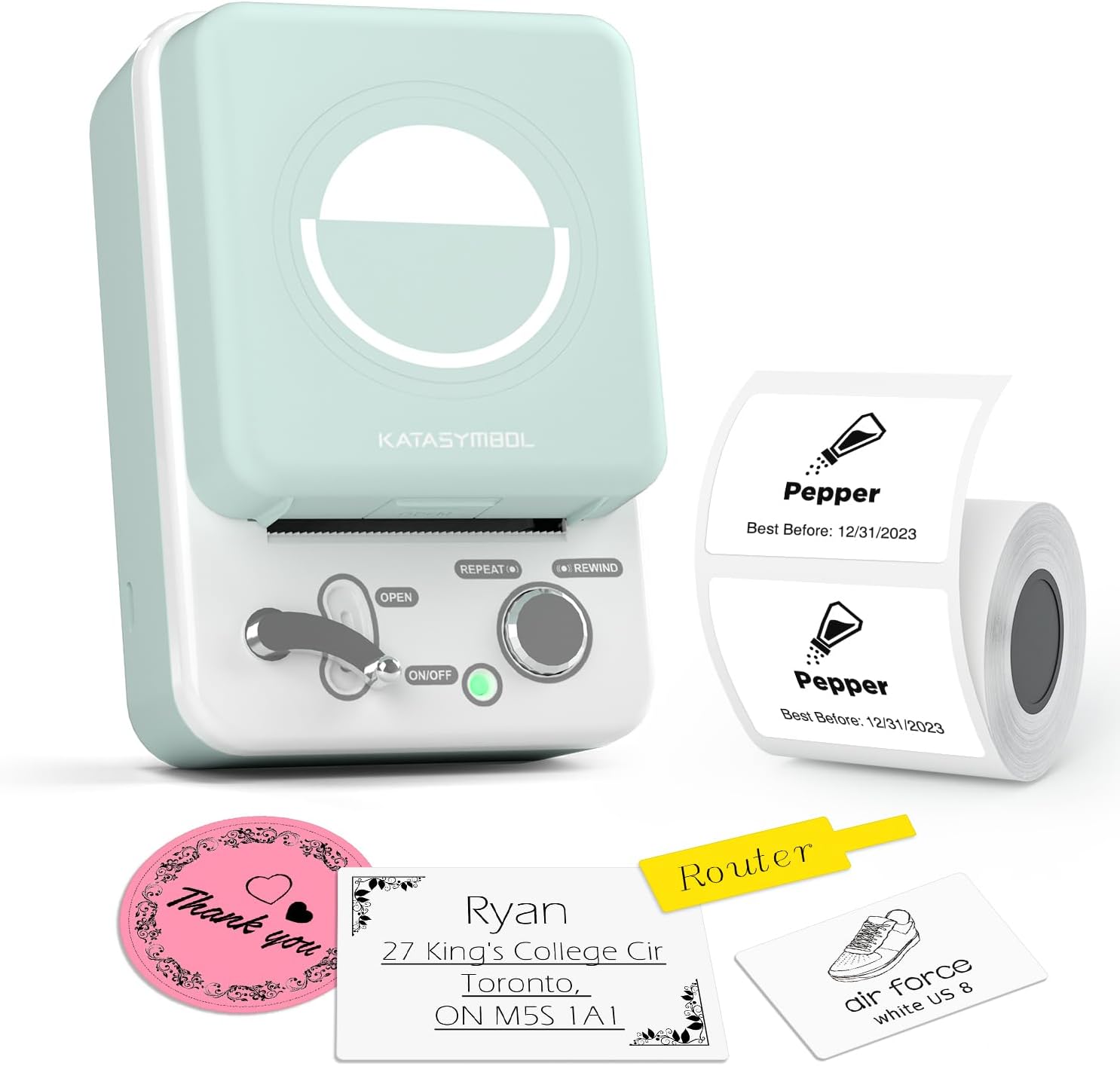 Tech-Savvy Label Maker: 40 Fonts, 400+ Icons – GearMustHave