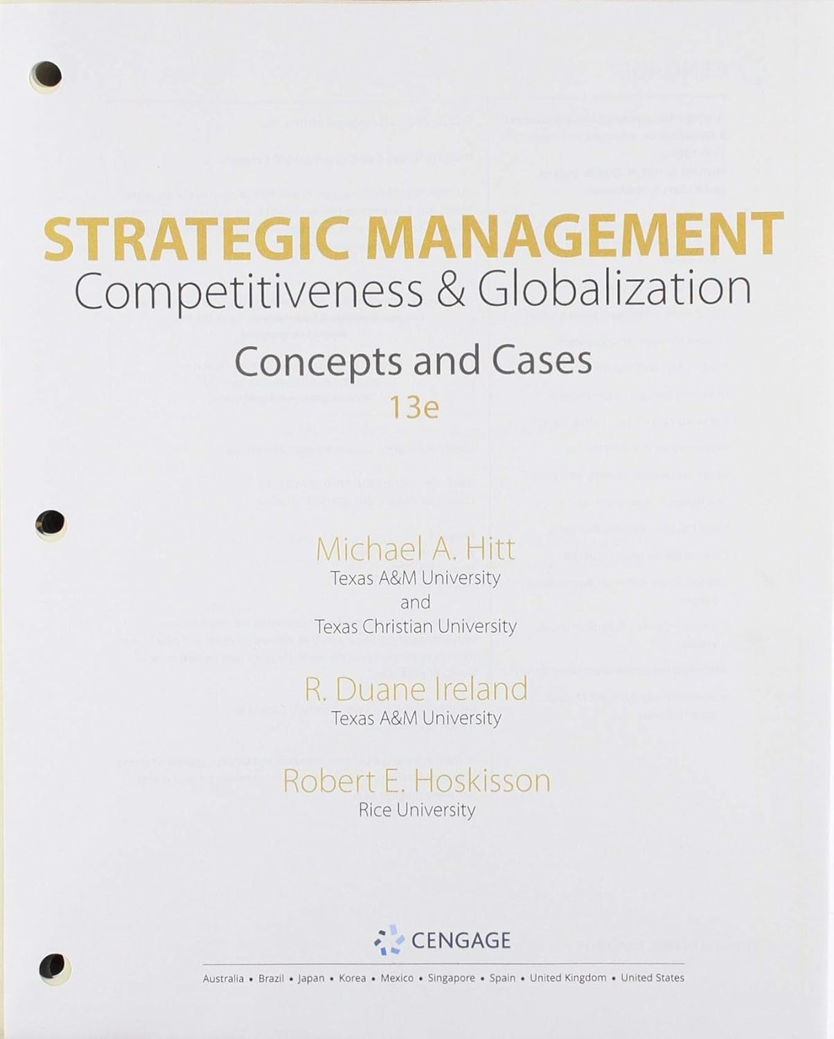 Strategic Management Concepts and Cases Bundle for Success