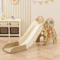 4 in 1 Toddler Slide Freestanding with Hoop and Ball - Foldable