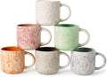 12 OZ Coffee Mugs Set of 6 - Modern Glaze Ceramic Mugs for Everyday