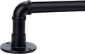 1 Inch Industrial Curtain Rod 30 to 72 in - Heavy-Duty Rustic Rod