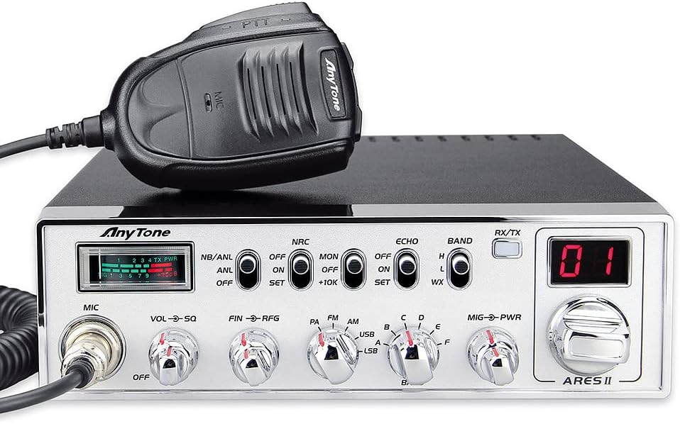 AnyTone ARES II 10 Meter Radio: High Power Output & Features