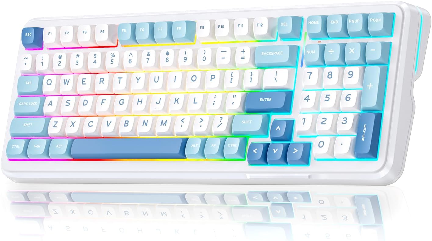 K99 Wireless Mechanical Keyboard with RGB Backlit and Gasket Design