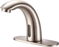 Touchless Bathroom Sink Faucet - Brushed Nickel Motion Sensor