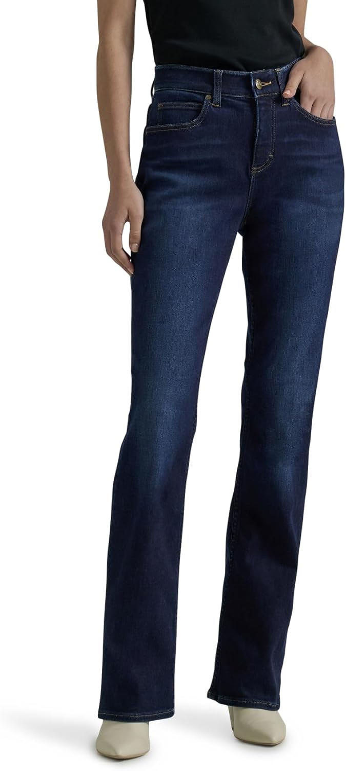 Lee Women's Petite Ultra Lux Comfort Bootcut Jean for Style