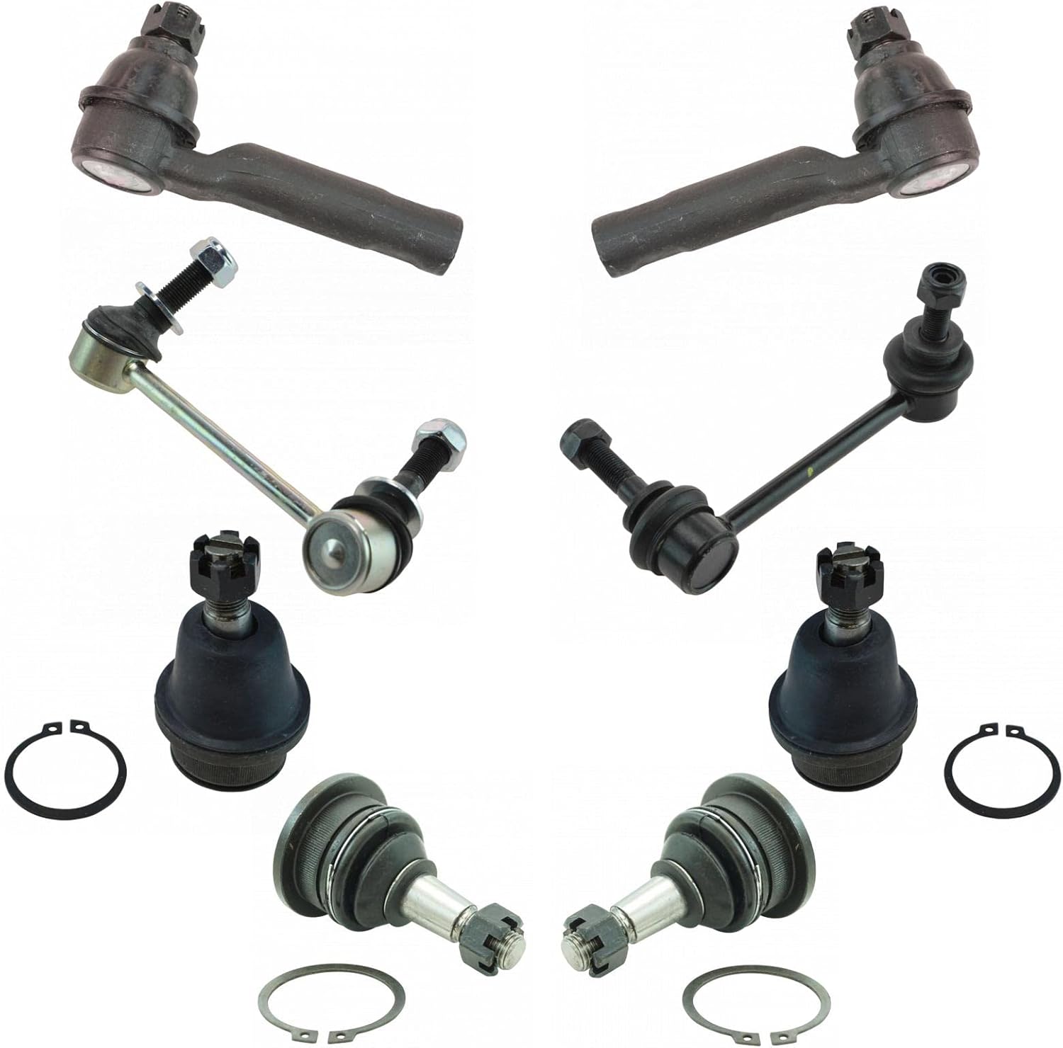 TRQ Front Steering & Suspension Kit for 2010-2018 Toyota 4Runner