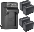 Kastar NP-F960 NP-F970 Battery Pack and Charger for Godox Monitors
