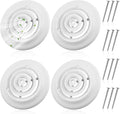 6 Inch Round Vent Cover Ceiling Diffuser - 4 Pack Durable Steel