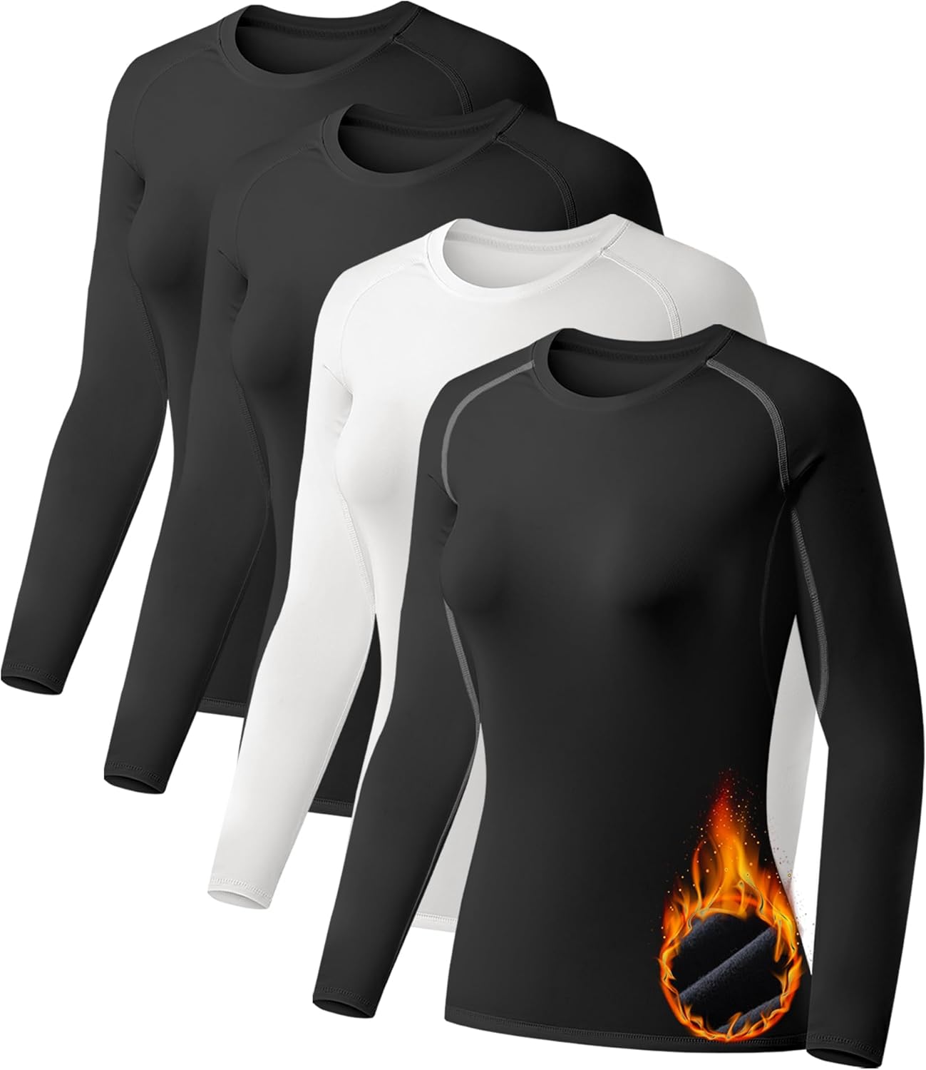 TELALEO Women's Thermal Shirts for Cold Weather Workout Gear