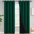 Blackout Curtains 96 in Length Emerald Green Panels - Total Light