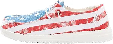 Hey Dude Womens Wendy Tie-Dye Shoes for Stylish Comfort