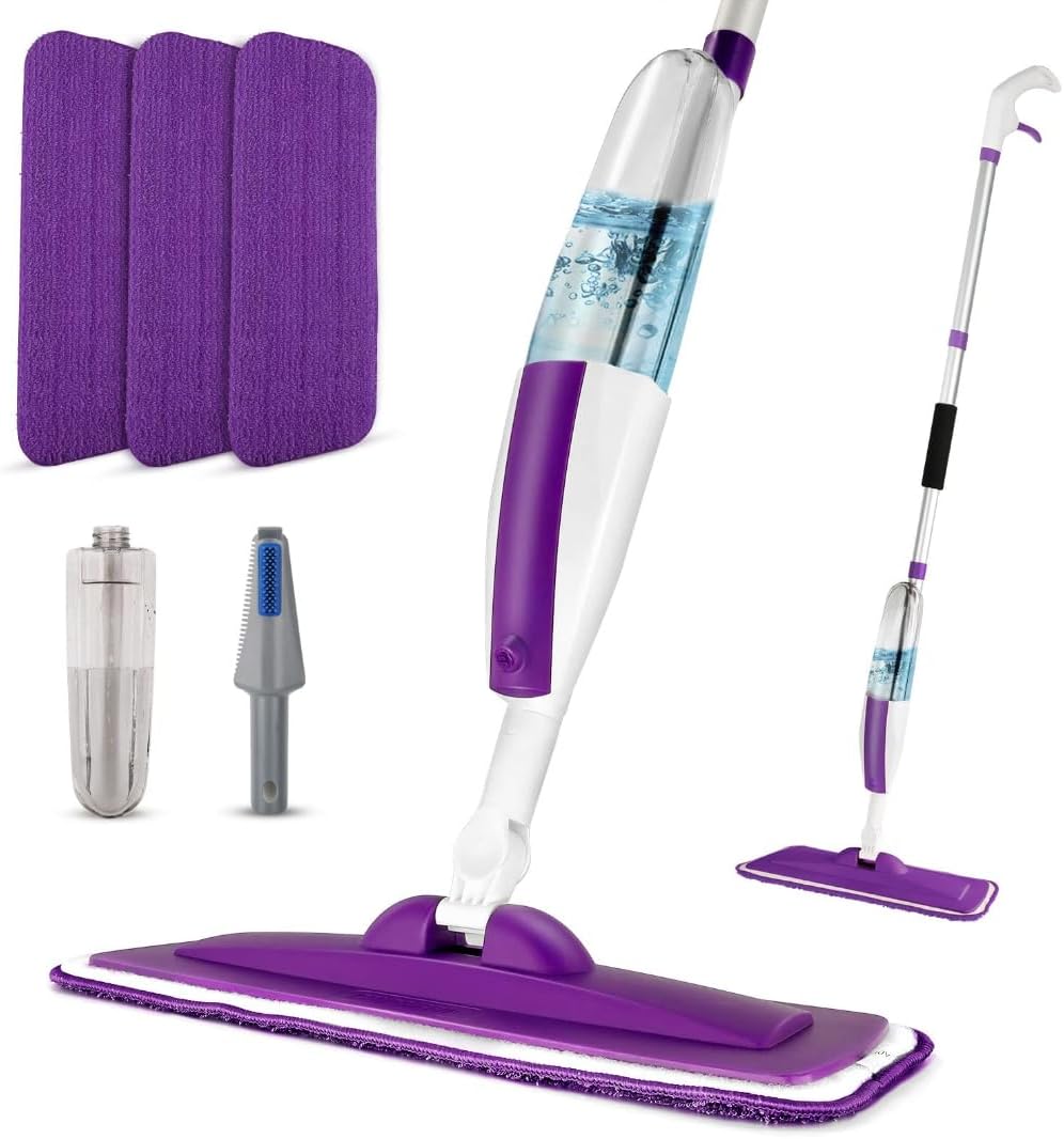 Panda Grip Wet Spray Mop: Easy Floor Cleaning