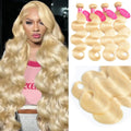 YISEA 613 Body Wave Brazilian Hair 4 Bundles - Wet and Wavy 613 Blonde