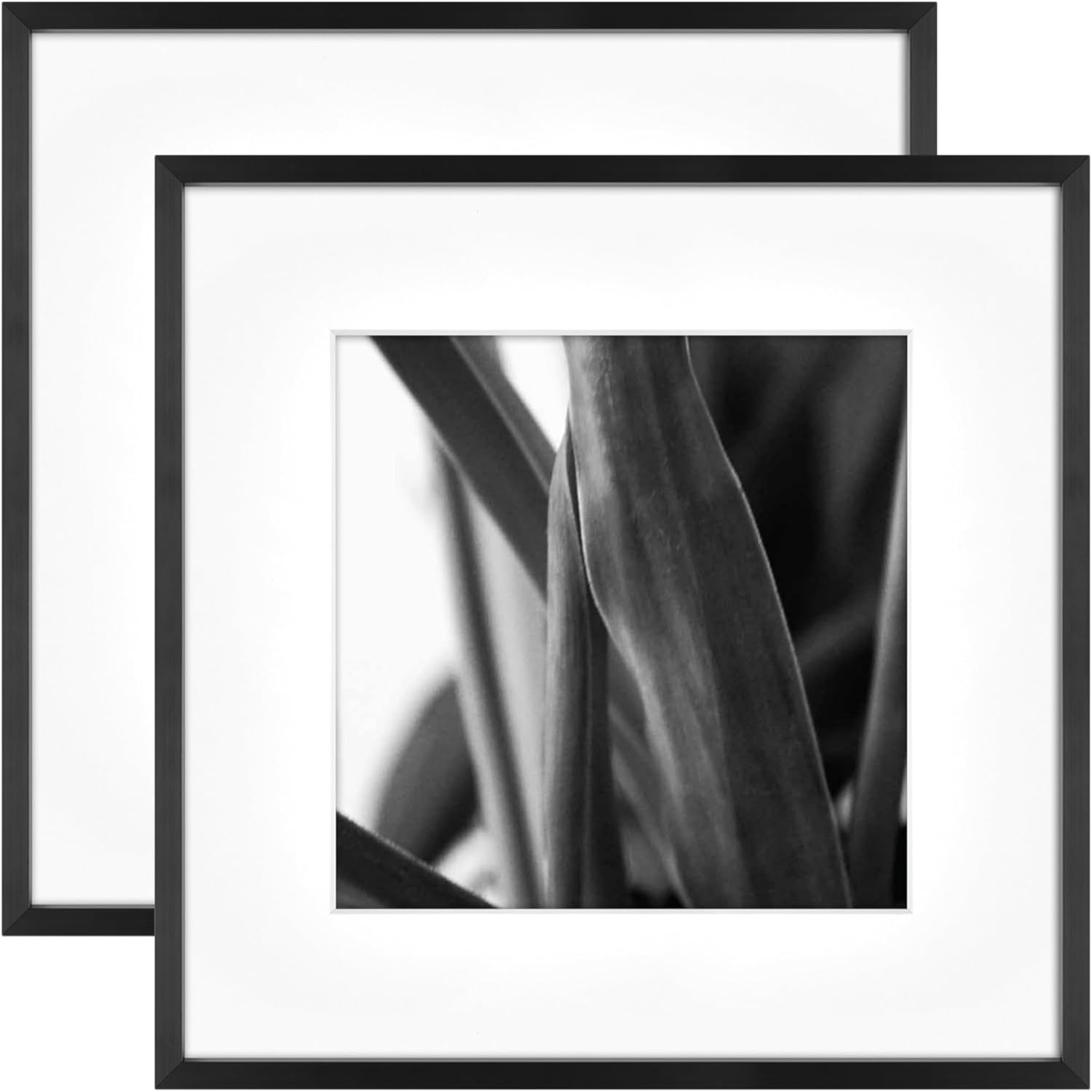 MCS Foundry Metal 12x12 Matted Picture Frame for Photos & Art
