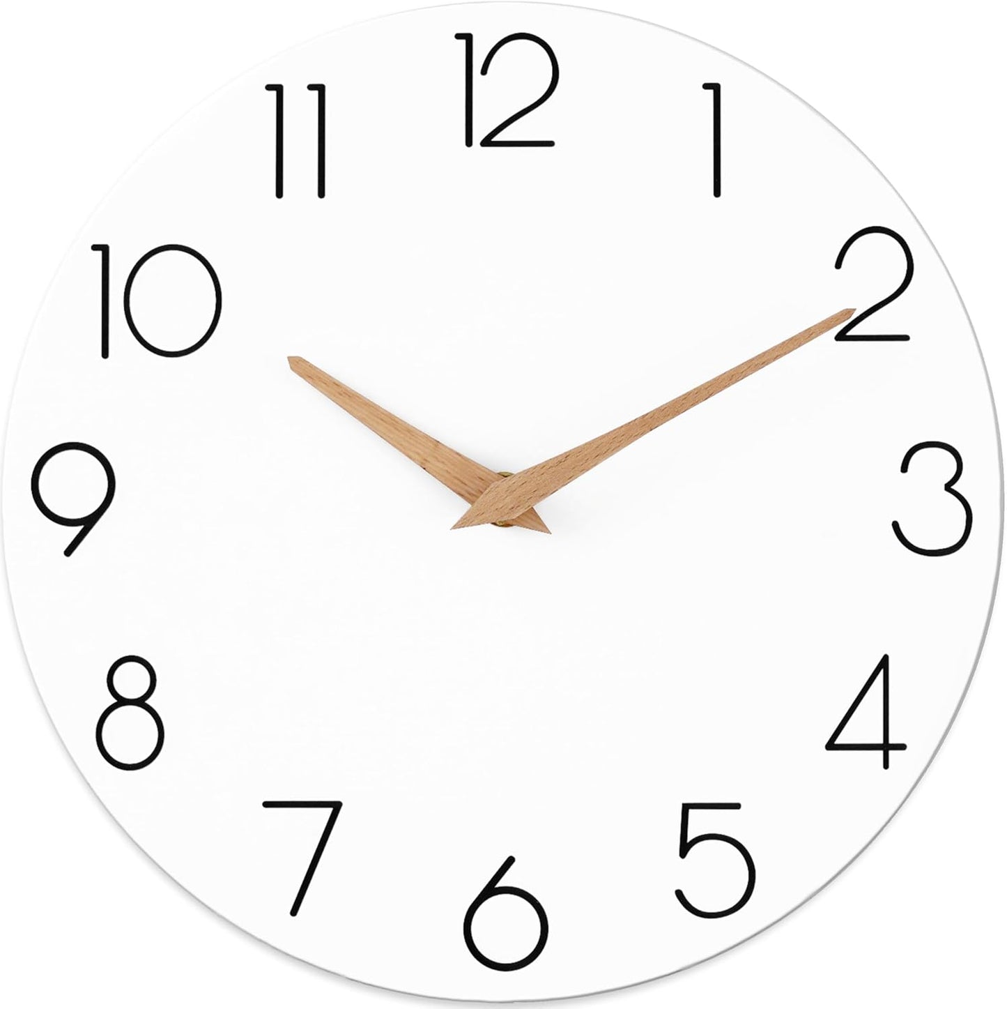 16 Inch Wooden Battery Operated Wall Clock for Home Decor