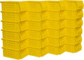AkroBins Stackable Plastic Storage Bins, 24-Pack - Space-Saving