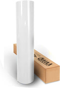 White High Gloss Realistic Paint-Like Microfinish Vinyl Wrap Roll
