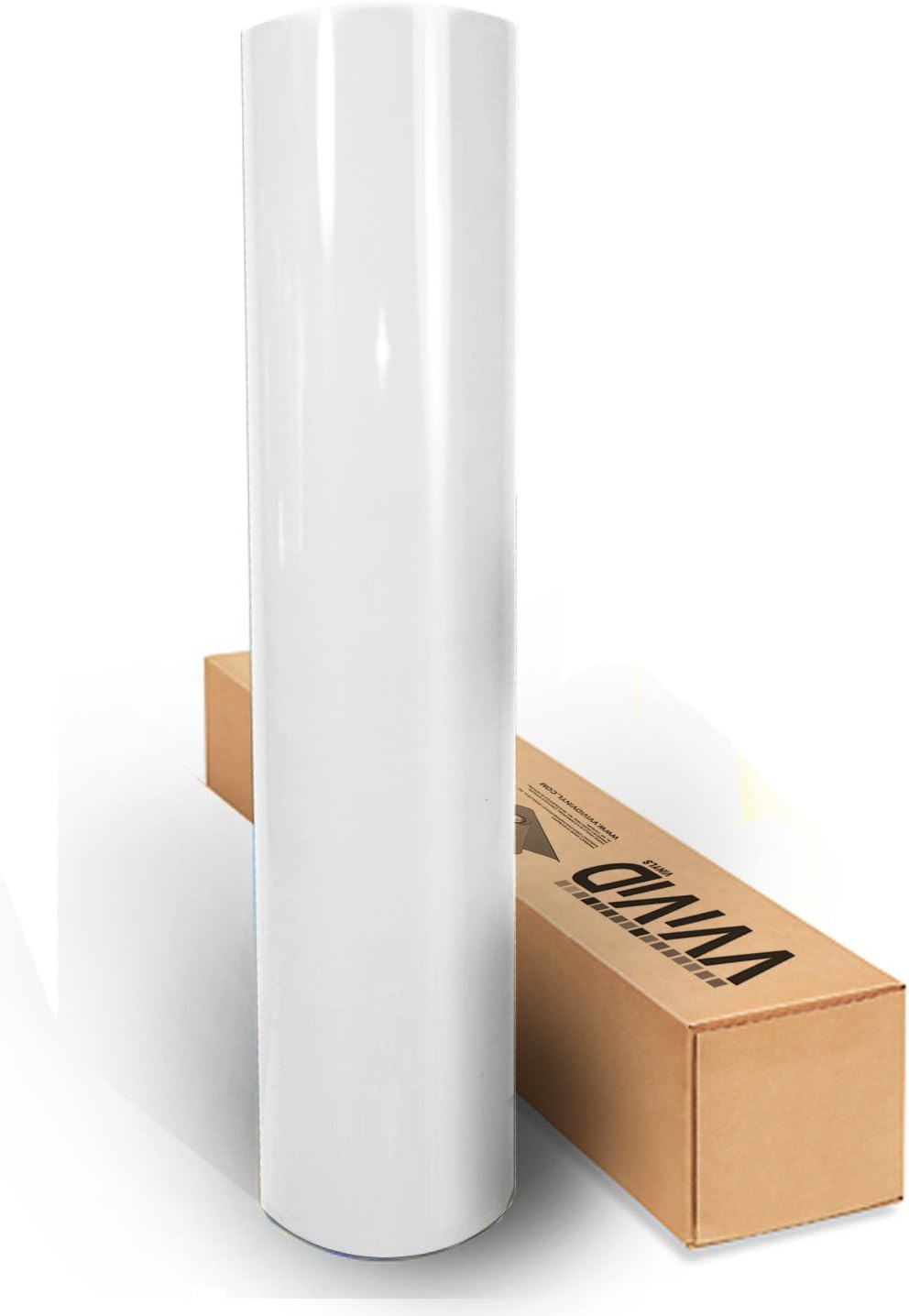 VViViD White High Gloss Vinyl Wrap Roll with Air Release Tech