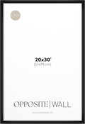 Opposite Wall 20x30 in Black Picture Frame - Sleek, Lightweight
