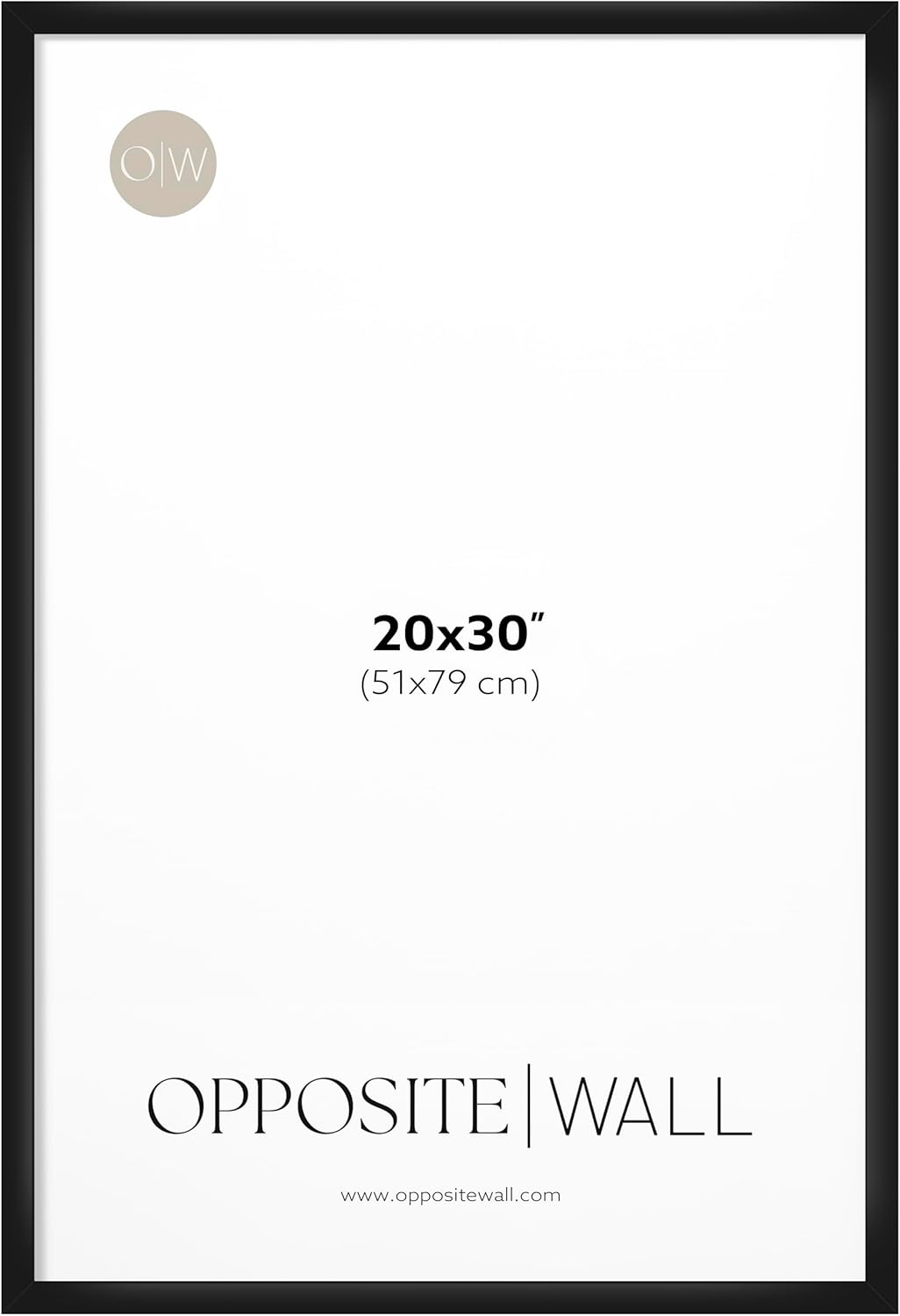 Opposite Wall 20x30 in Black Picture Frame for Home Decor