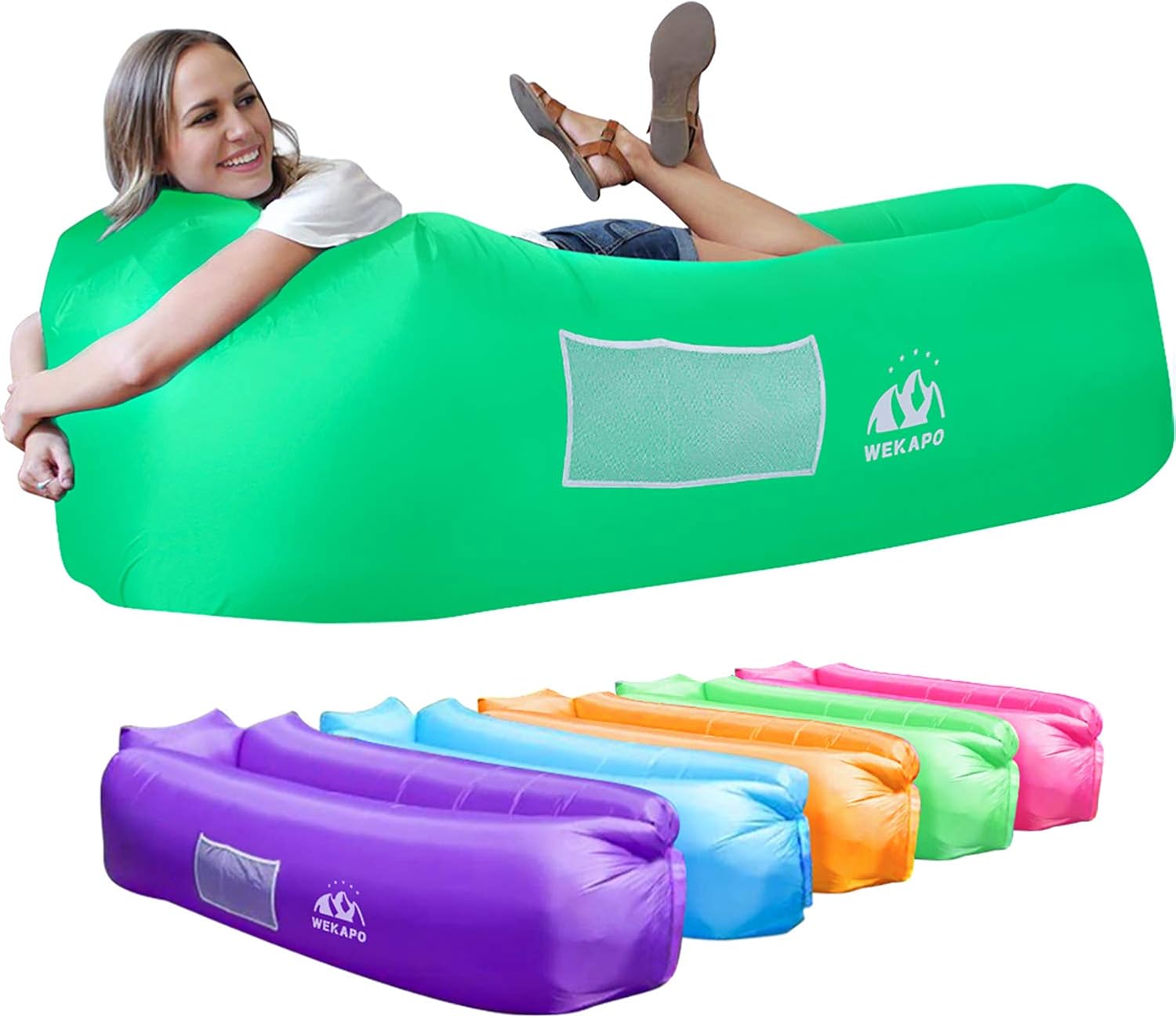 WEKAPO Inflatable Sun Lounger: Portable, Waterproof Air Sofa