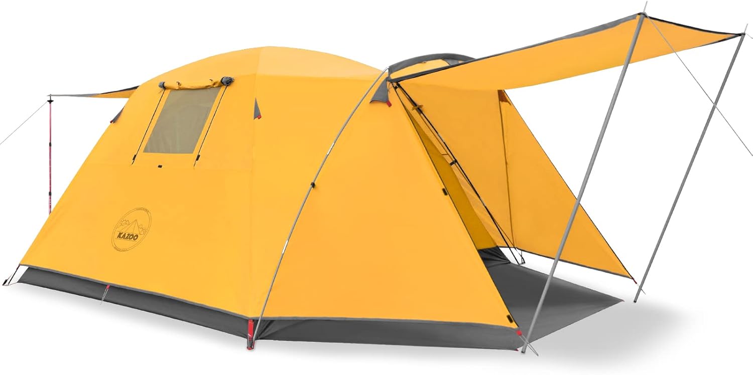 KAZOO 2/4 Person Camping Tent Waterproof Family Large Tents