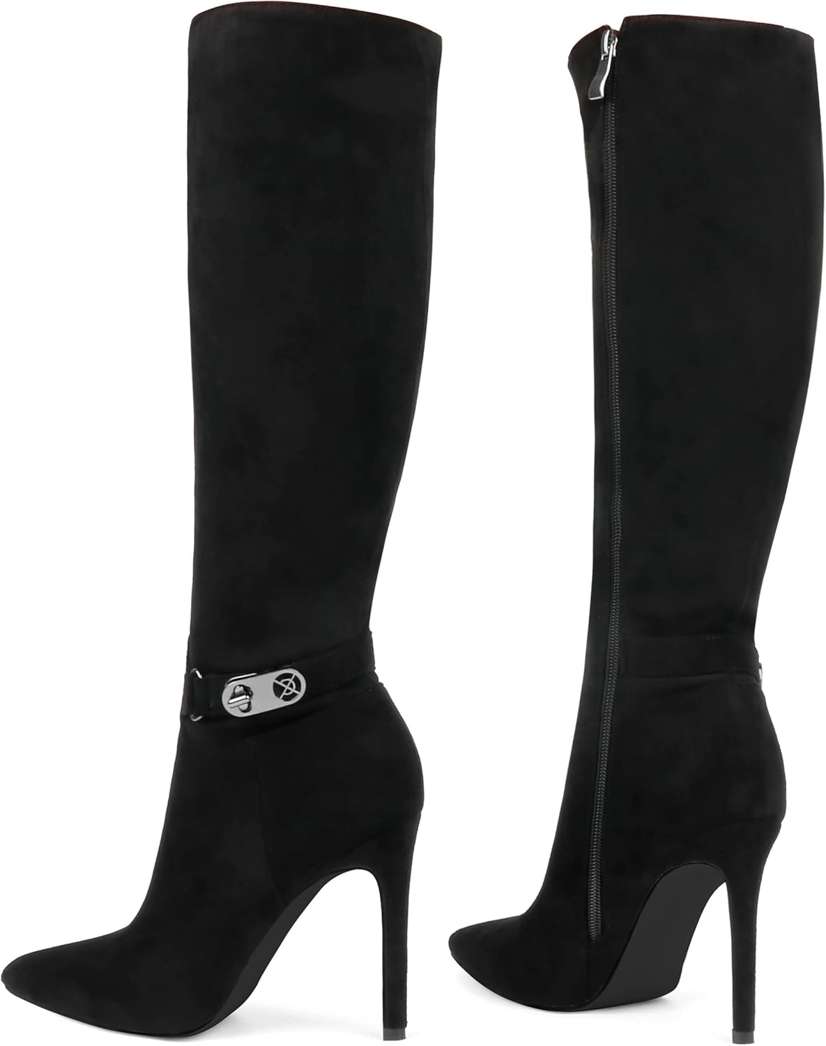 Stylish Knee High Boots for Women with Pointed Toe Design