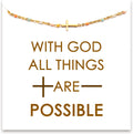 Cross Bracelet for Women - 18K Gold Plated Sterling Silver