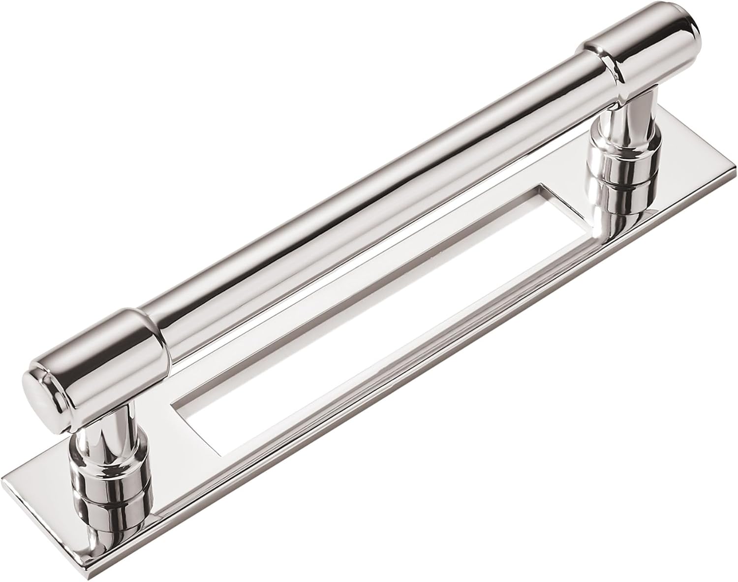 Polished Nickel Cabinet Pulls - 5 Pack 3 Inch Center to Center