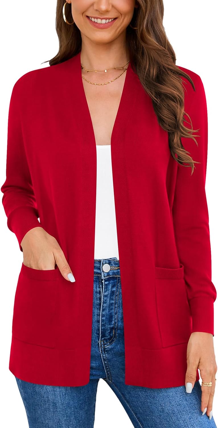 Women's Long Sleeve Cardigan Sweaters for Casual Fashion Style