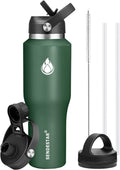 SENDESTAR 40oz Water Bottle Wide Mouth Vacuum Insulated - Fits Cup