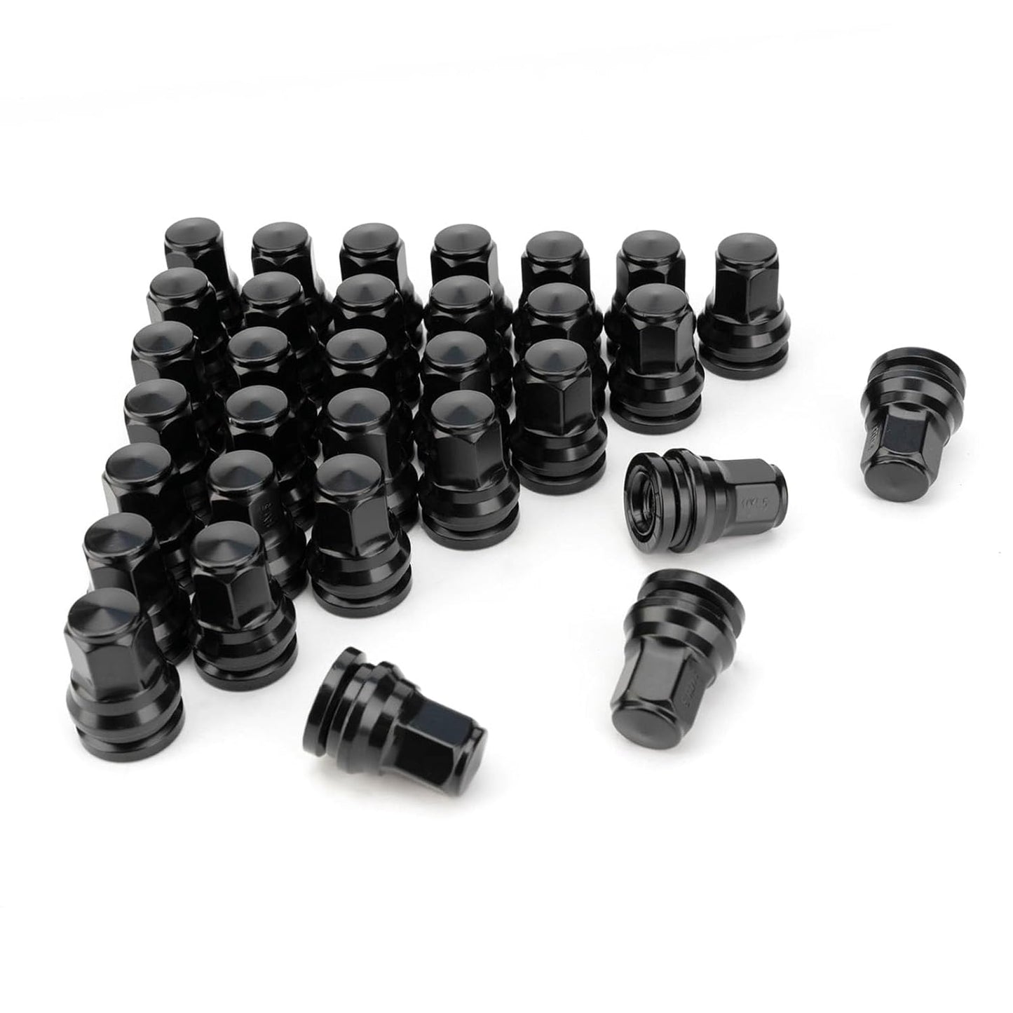 32Pcs M14x1.5 Black Wheel Lug Bolts for Ford F-250 F-350