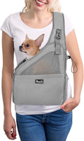 SlowTon Pet Dog Sling Carrier - Hands Free Small Dog Travel Bag
