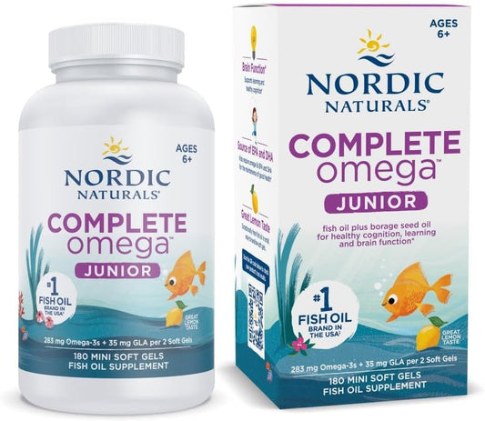Complete Omega Jr. Soft Gels for Healthy Cognition & Mood