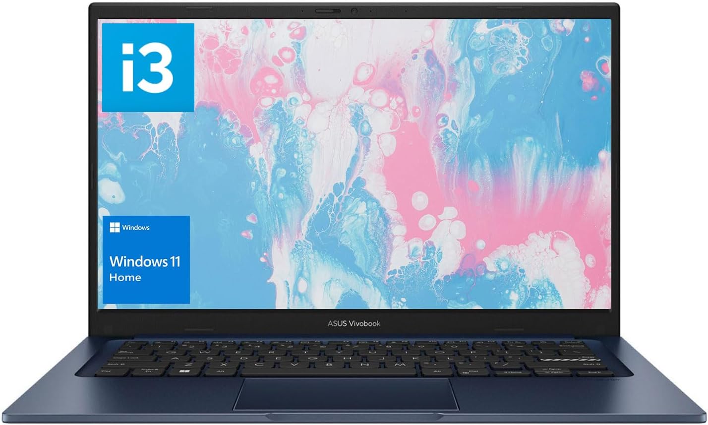 ASUS Vivobook 14 FHD Display Laptop with Intel i3 Processor