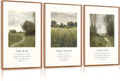 Christian Path Framed Canvas Wall Art Set for Spiritual Decor