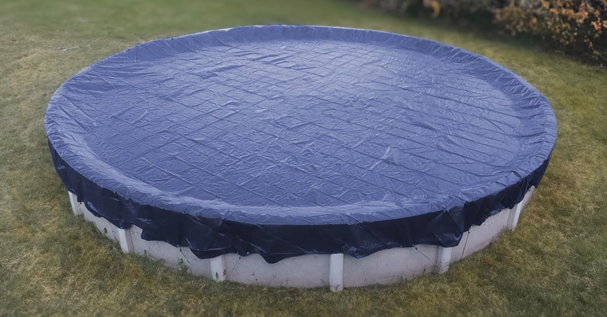 Durable 15 ft Pool Winter Cover for Above Ground Pools