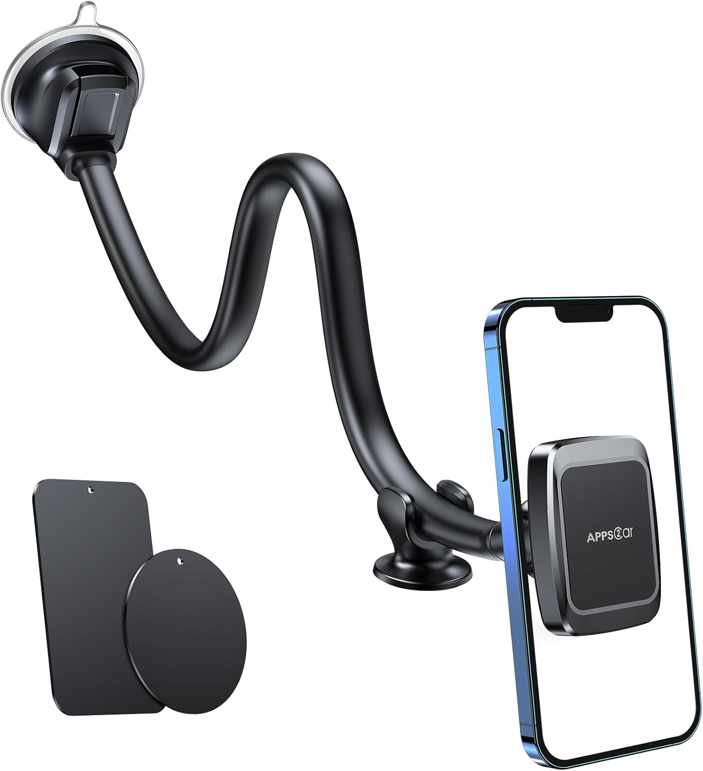 Strong Magnetic Phone Holder with Flexible Arm