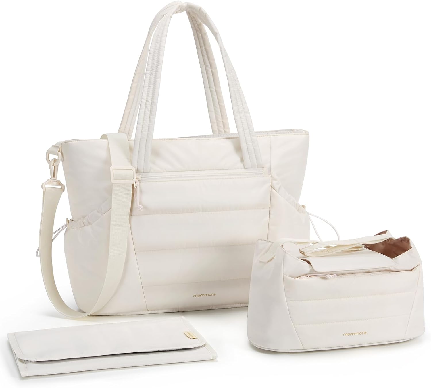 mommore Diaper Bag Tote with Stroller Organizer for Parents