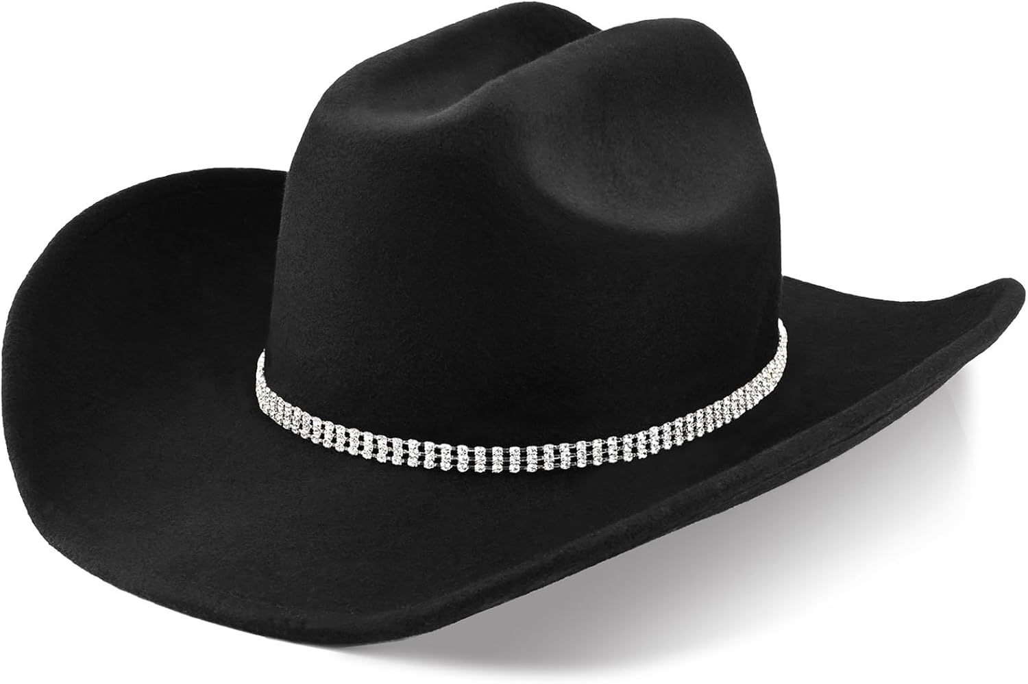 100% Wool Western Cowboy Hat for Men Women Classic Fedora