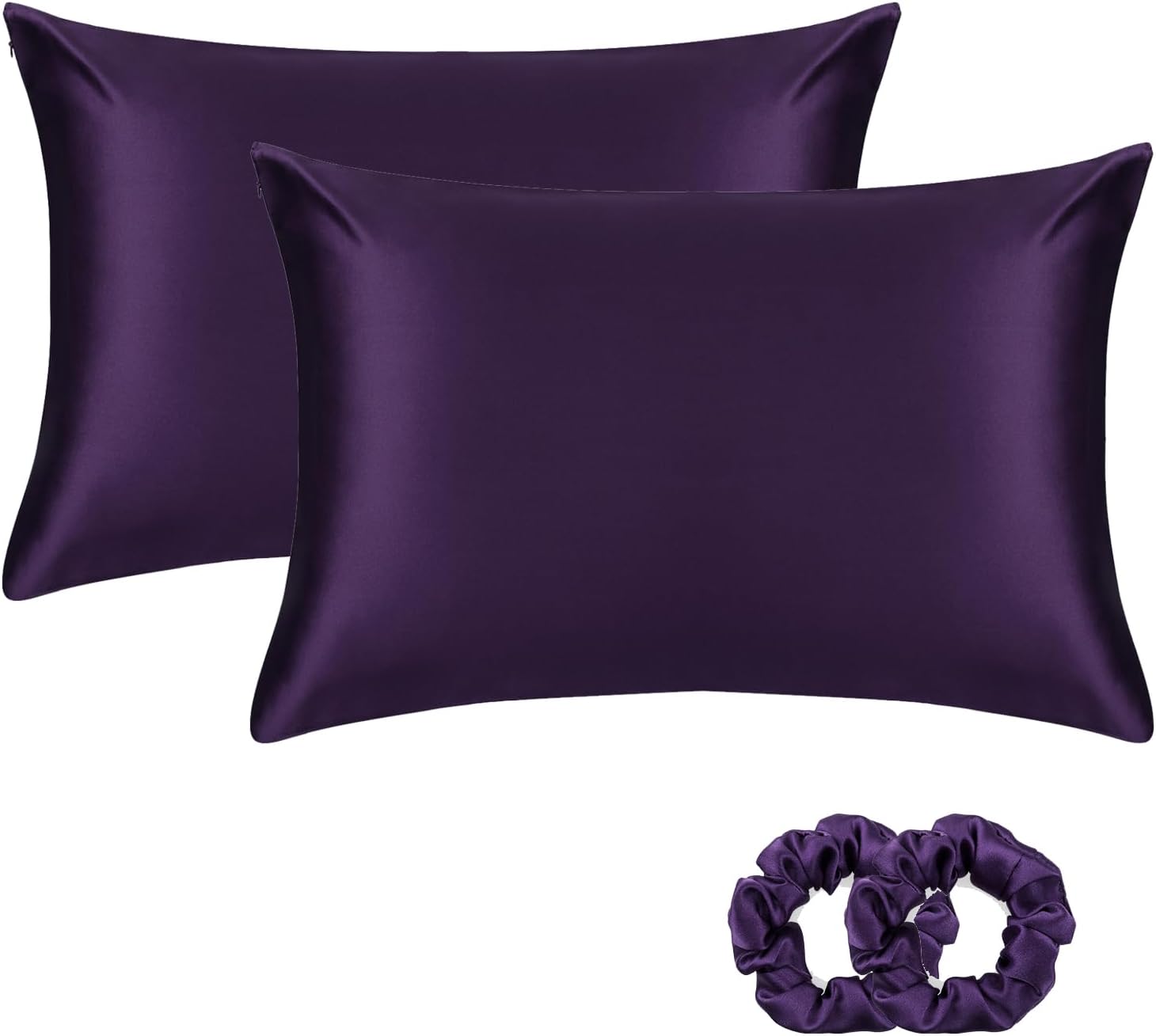 ALASKA BEAR Silk Pillowcase Set for Hair and Skin Care