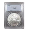 USA 2009 $1 American Silver Eagle Coin Bullion - MS70 Perfect Strike