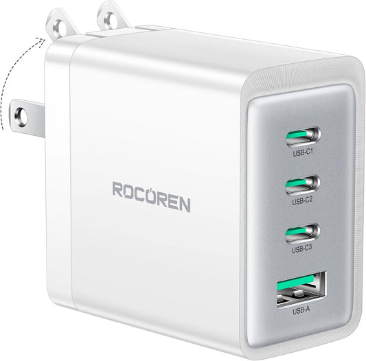 Rocoren Dual 67W USB C Charger - Fast Multiport Charging