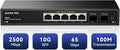 7 Port 2.5Gb Unmanaged Ethernet Switch - 65 Gbps Switching Capacity
