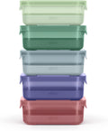 Plastic Meal Prep Containers 5-Pack - Airtight, BPA Free