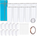 Sublimation 20oz Straight Skinny Tumblers 10 Pack - Bulk Blanks