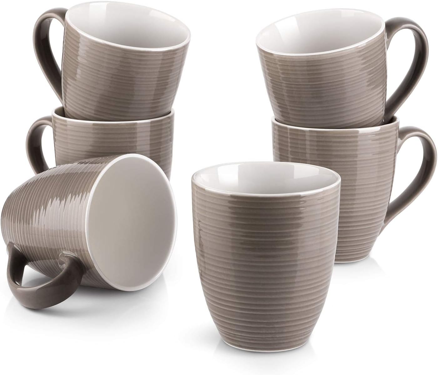 DOWAN 17 Oz Coffee Mug Set of 6 for Home and Office Use