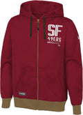 Outerstuff NFL Men's Drop Back Team Colors Full Zip Performance
